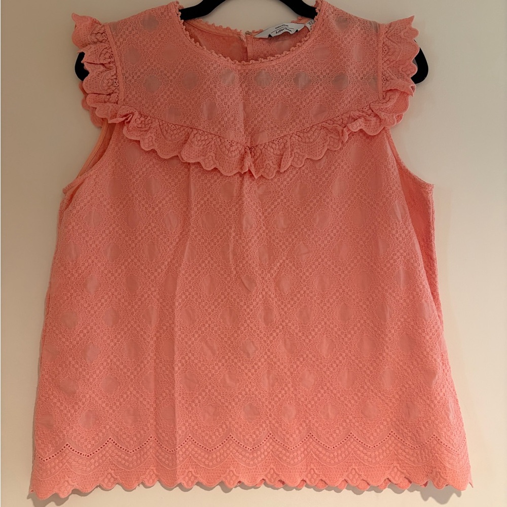 & Other Stories Pink Lace Top